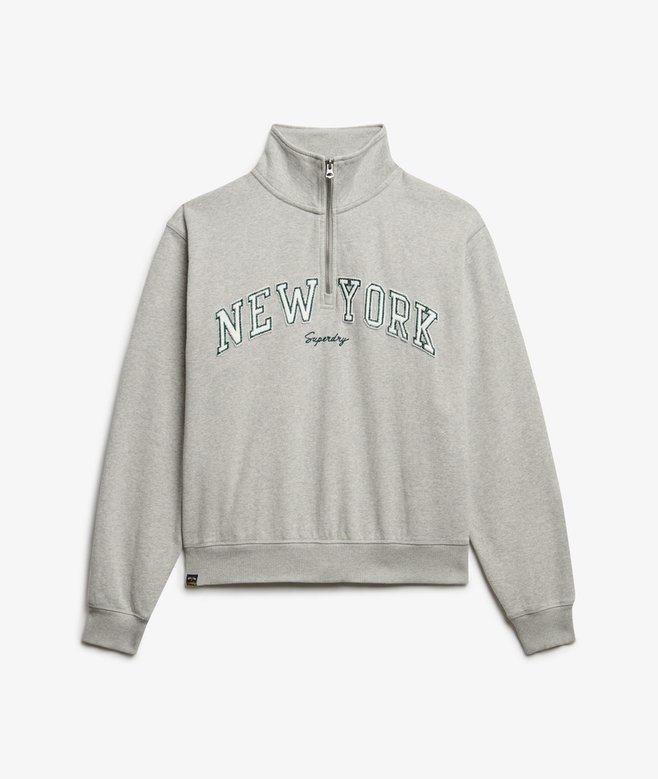 Athletic Essentials Applique Half Zip Sweatshirt