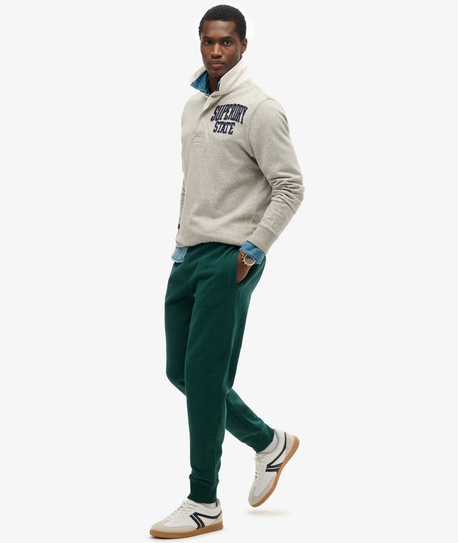Essential Logo Half Brushed Joggers