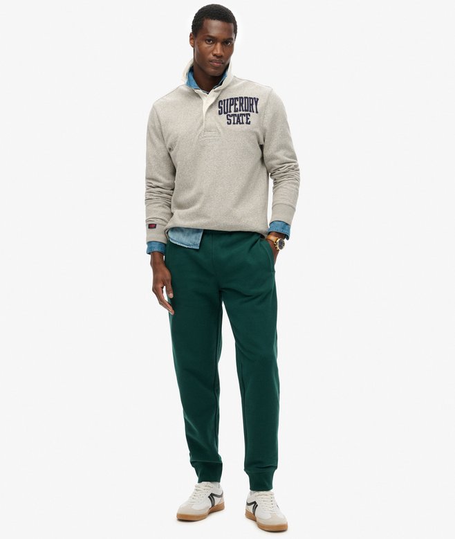 Essential Logo Half Brushed Joggers