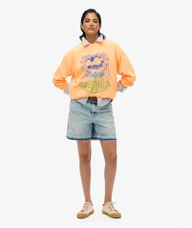 Psych Surf Loose Crew Sweatshirt