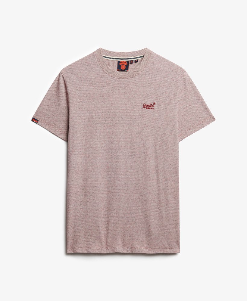 Superdry★エッセンシャル ロゴ刺繍Tシャツ 送関込 mens Essential Embroidered T-Shirt in OPTIC | Superdry US