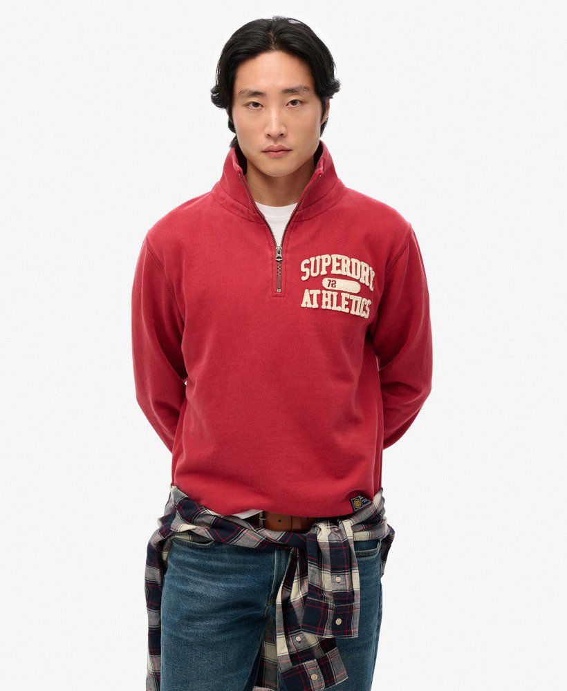 【Superdry】ルーズフィット ハーフジップ トレーナー 6c2f0d863851221d8e9f2345bde706
