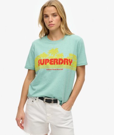 Outdoor Stripe Relaxed T-Shirt Image 1