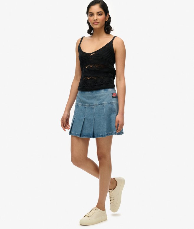 Pleated Patched Mini Skirt (1) 4 out of 5 stars, 1 reviews Price £31.49 Price reduced from £44.99 to You Save 30%