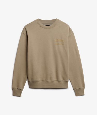 Sport Luxe Loose Crew Sweatshirt Image 6