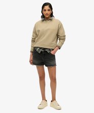 Sport Luxe Loose Crew Sweatshirt