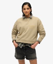 Sport Luxe Loose Crew Sweatshirt