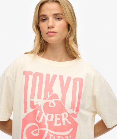 Neon Rainbow Oversized T-shirt Image 3