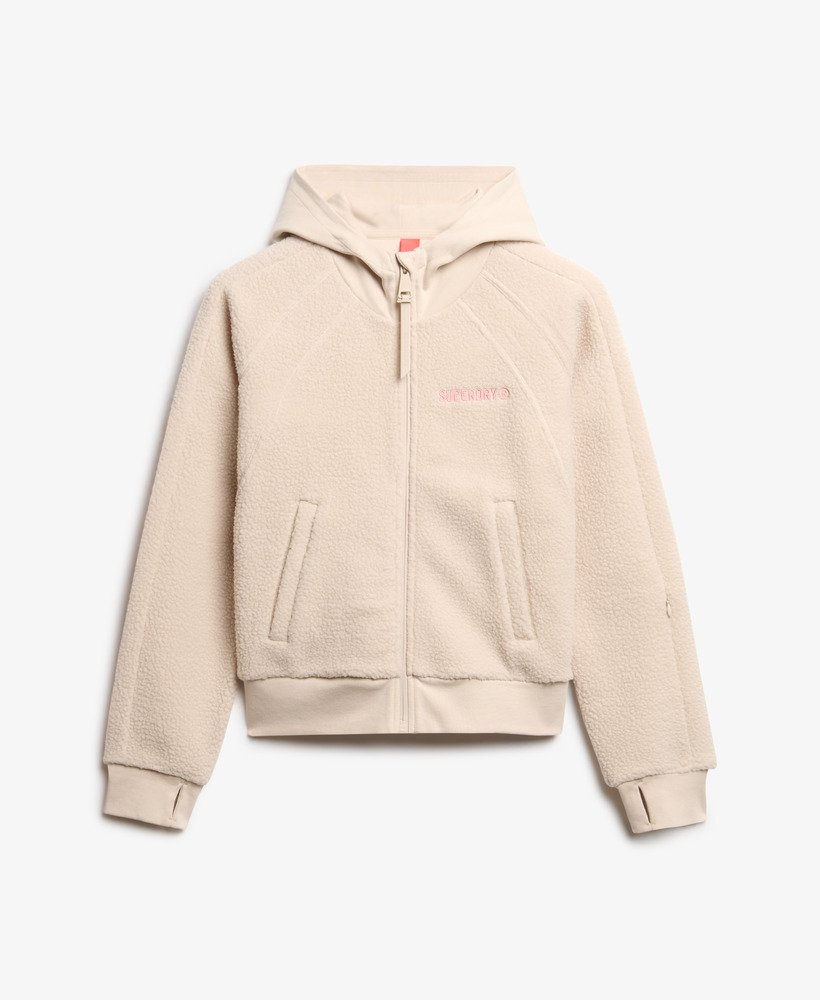Veste Polaire Sweat à Capuche Zippée Pour Femme - Coupe Oversize Décontractée, Avec Cordon De Serrage Et Poches | Matière Douce En Polyester - 3