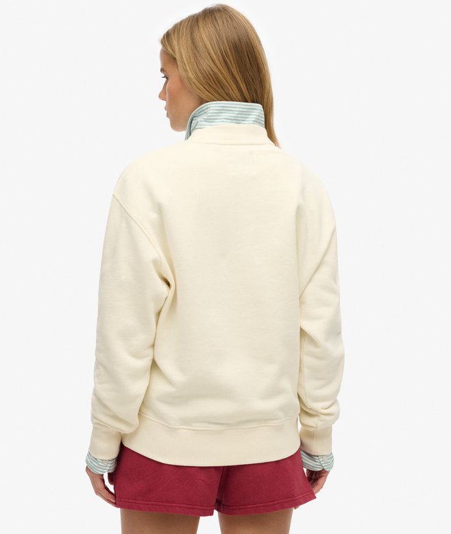 Souvenir Graphic Loose Crew Sweatshirt