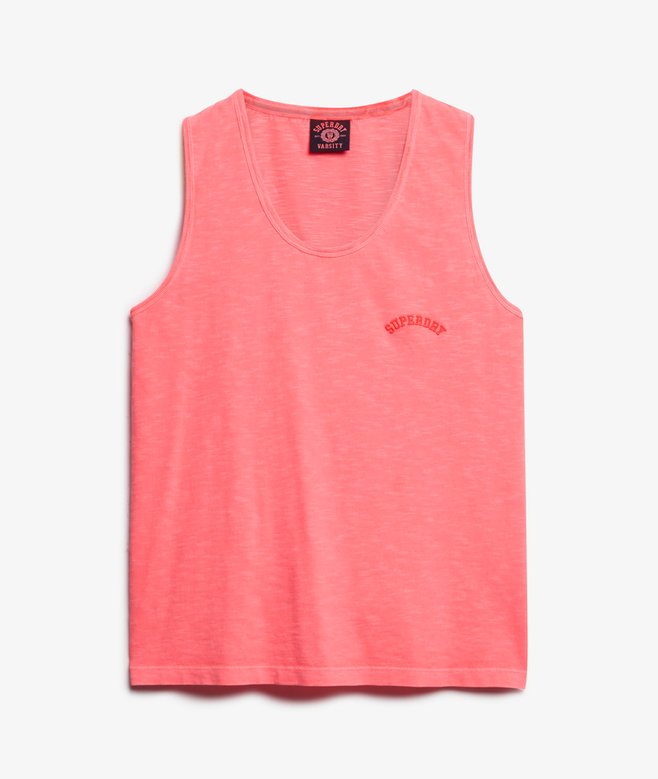 Essential Logo Garment Dye Vest Top
