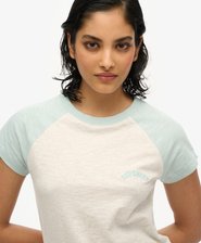 Organic Cotton Essential Logo Raglan T-Shirt