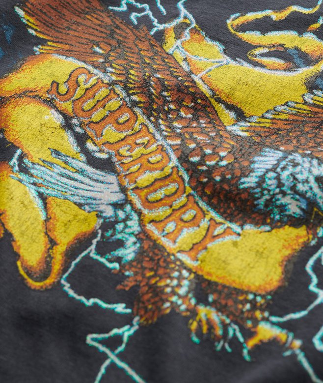 Biker Rock Graphic Relaxed T-Shirt