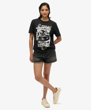 T-shirt Punk Poster Coupe Décontractée