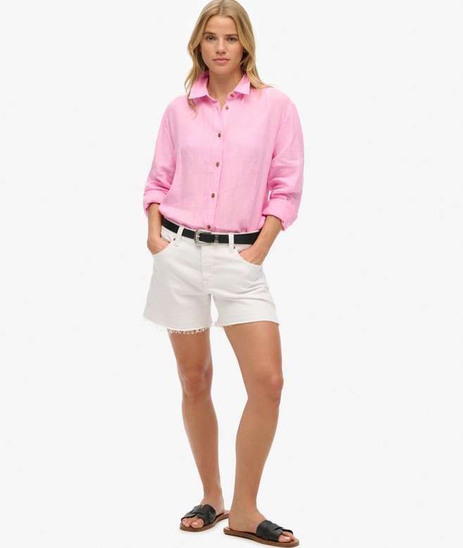 Casual Linen Boyfriend Shirt (3) 3.3 out of 5 stars, 3 reviews More Colours Available Price £38.49 Price reduced from £54.99 to You Save 30%