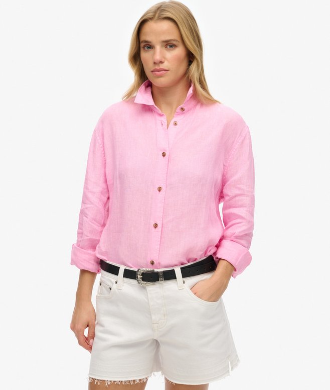 Casual Linen Boyfriend Shirt (3) 3.3 out of 5 stars, 3 reviews More Colours Available Price £38.49 Price reduced from £54.99 to You Save 30%