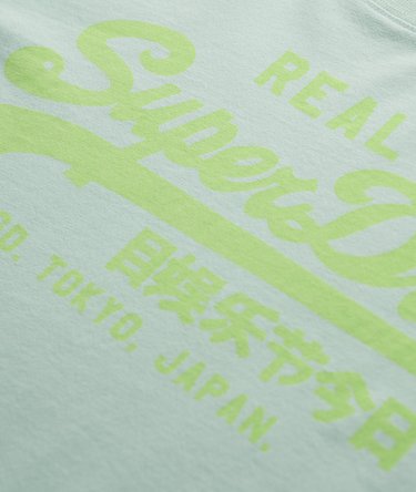 T-shirt ajust&eacute; Vintage Logo Neon Image 5