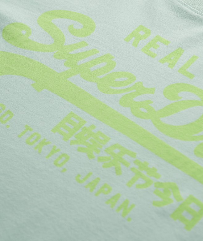 Vintage Logo Neon Fitted T-Shirt