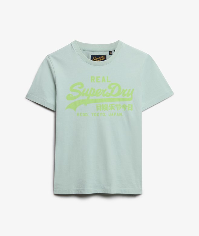 Vintage Logo Neon Fitted T-Shirt