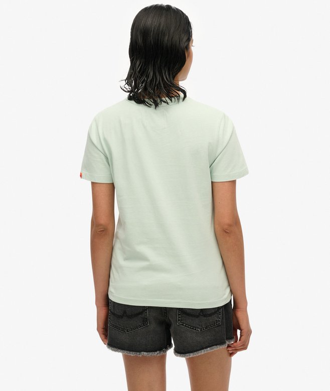 Vintage Logo Neon Fitted T-Shirt