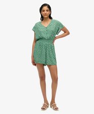 Short Sleeve Printed Playsuit
