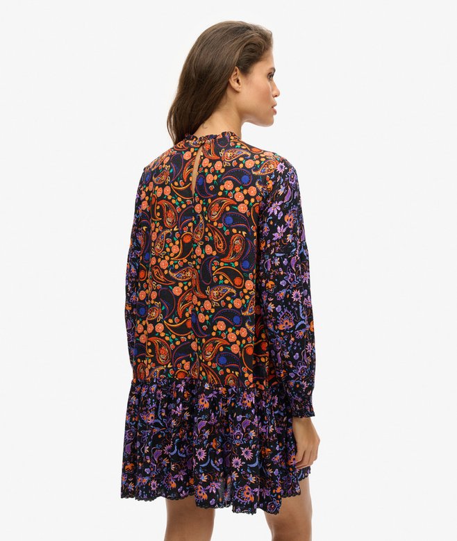 High Neck Mini Dress