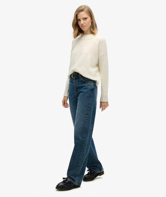 Organic Cotton Wide Leg Jeans