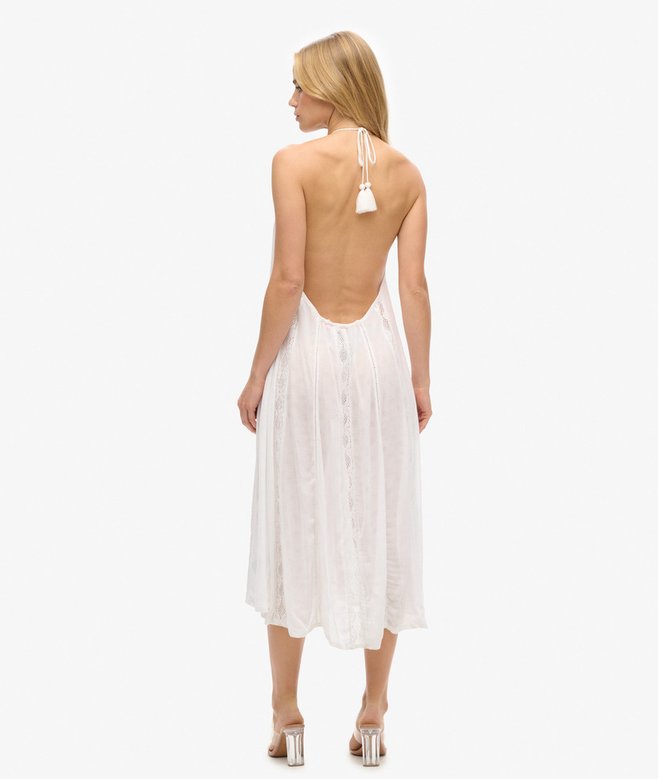 Halter Neck Midi Dress