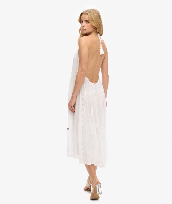 Halter Neck Midi Dress
