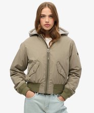 Hooded MA1 Bomber Jacket