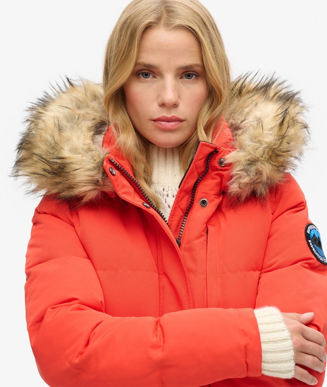 Everest Hooded Puffer Bomber Jacket