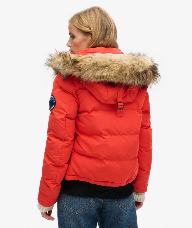 Everest Hooded Puffer Bomber Jacket
