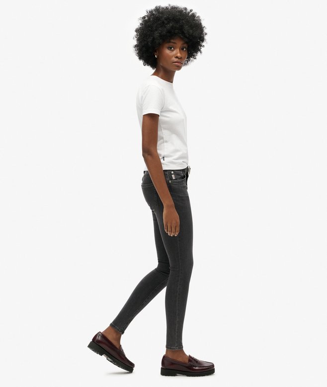 Organic Cotton Vintage Mid Rise Skinny Jeans