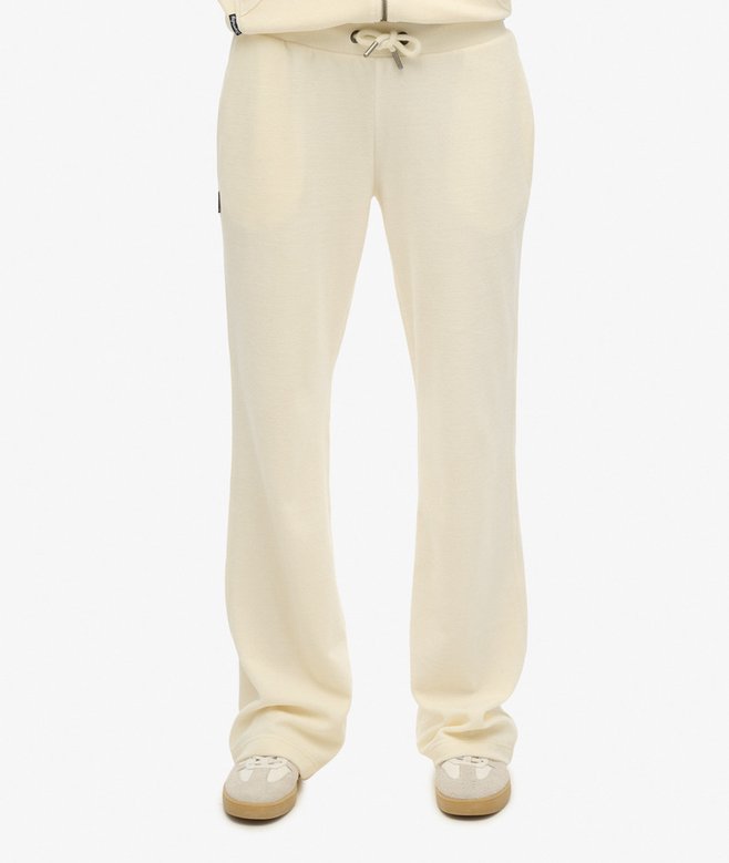 Velour Wide Leg Joggers