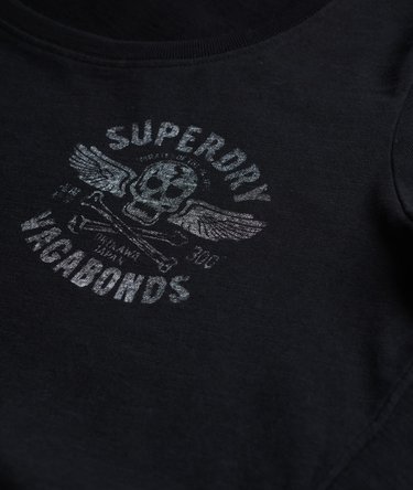 Lo-Fi Biker Scoop Neck T-Shirt Image 5