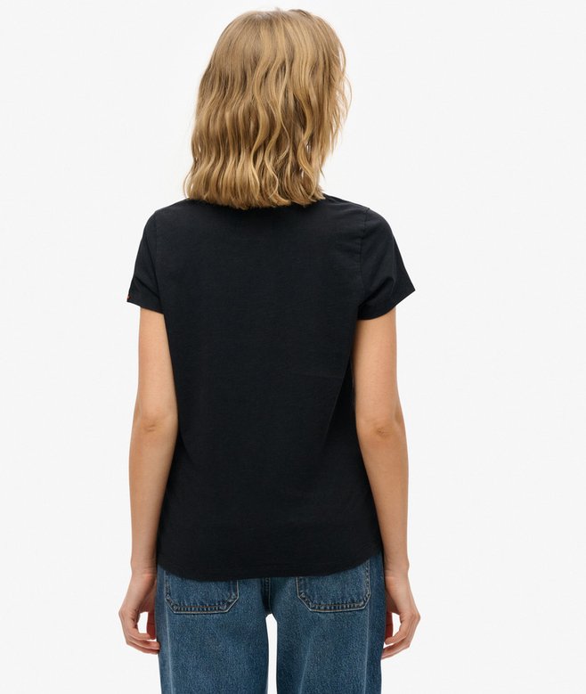 Lo-Fi Biker Scoop Neck T-Shirt