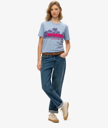 Outdoor Stripe Relaxed T-Shirt Image 2
