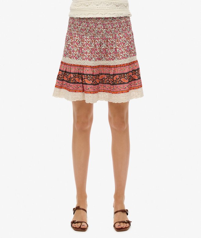 Patchwork Mini Skirt Price £19.99 Price reduced from £39.99 to You Save 50%