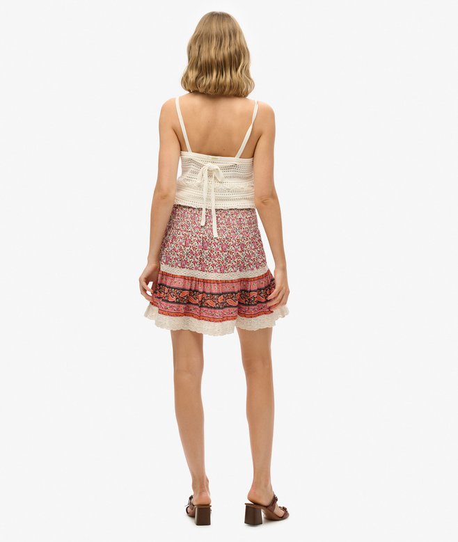 Patchwork Mini Skirt Price £19.99 Price reduced from £39.99 to You Save 50%