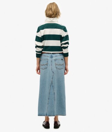 Denim-Maxirock mit Schlitz Image 5