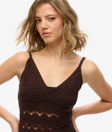 Crochet Tassel Midi Dress Image 2