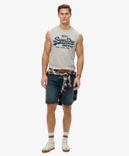 Vintage Logo Kiss Print Vest Top
