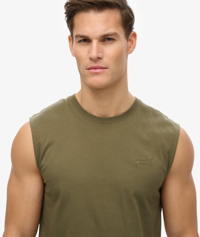 Organic Cotton Essential Logo Tank Top