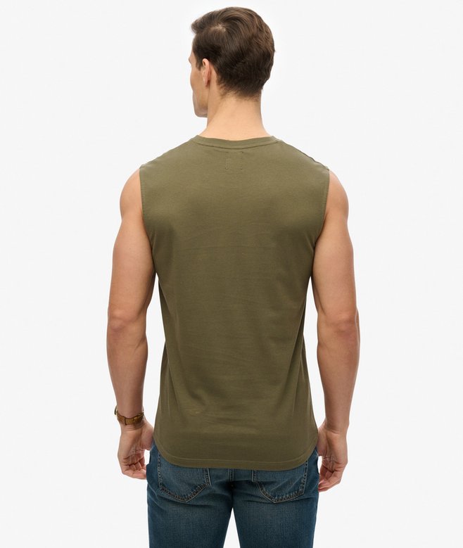 Organic Cotton Essential Logo Tank Top