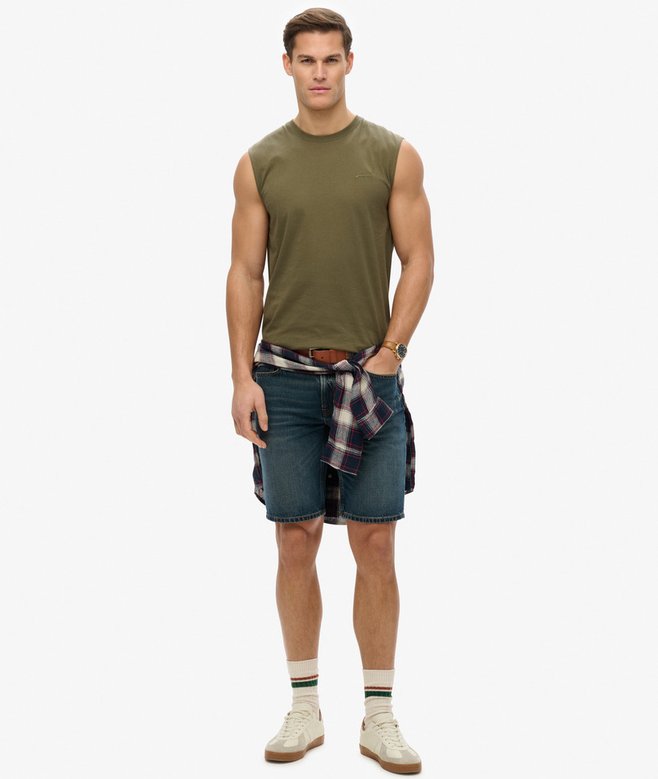 Organic Cotton Essential Logo Tank Top