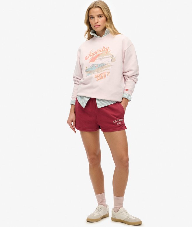 Souvenir Graphic Loose Crew Sweatshirt