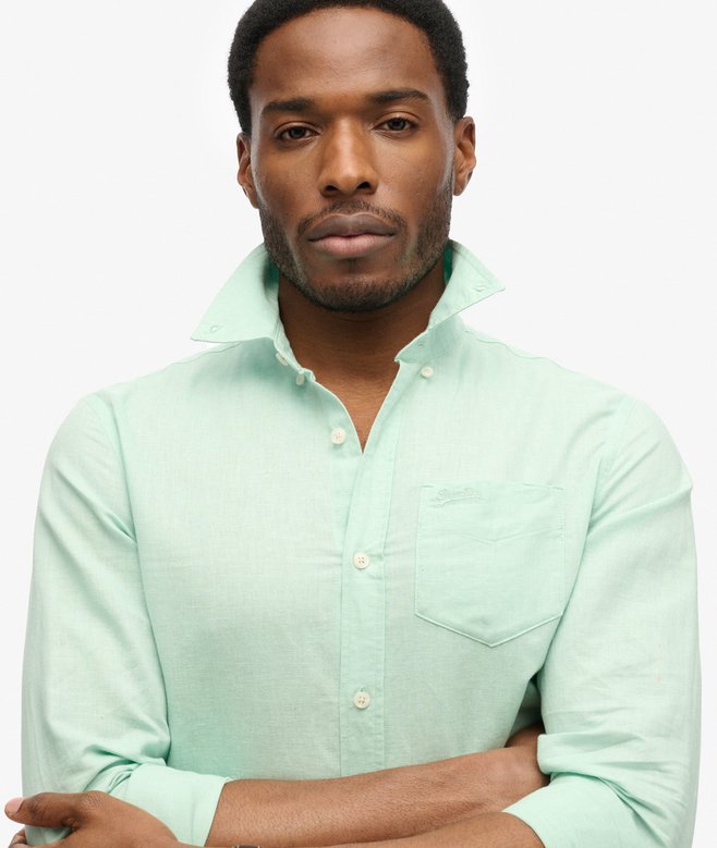 Cotton Linen Long Sleeve Shirt
