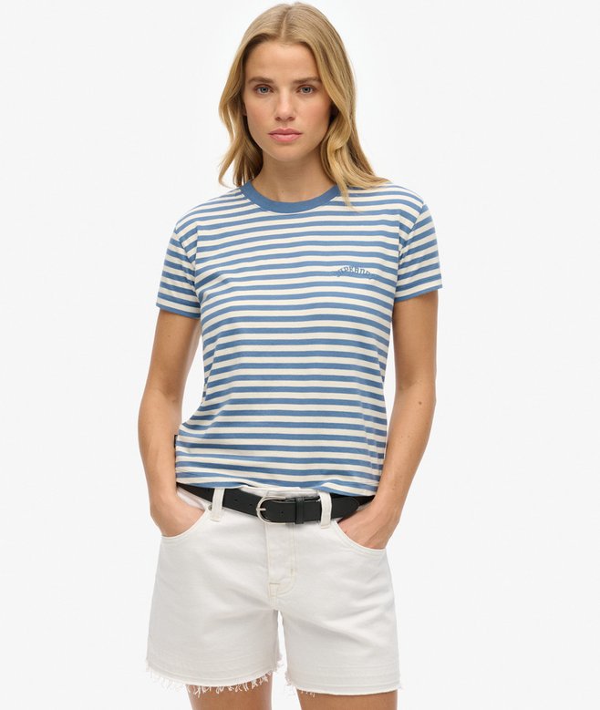 Striped Logo T-Shirt