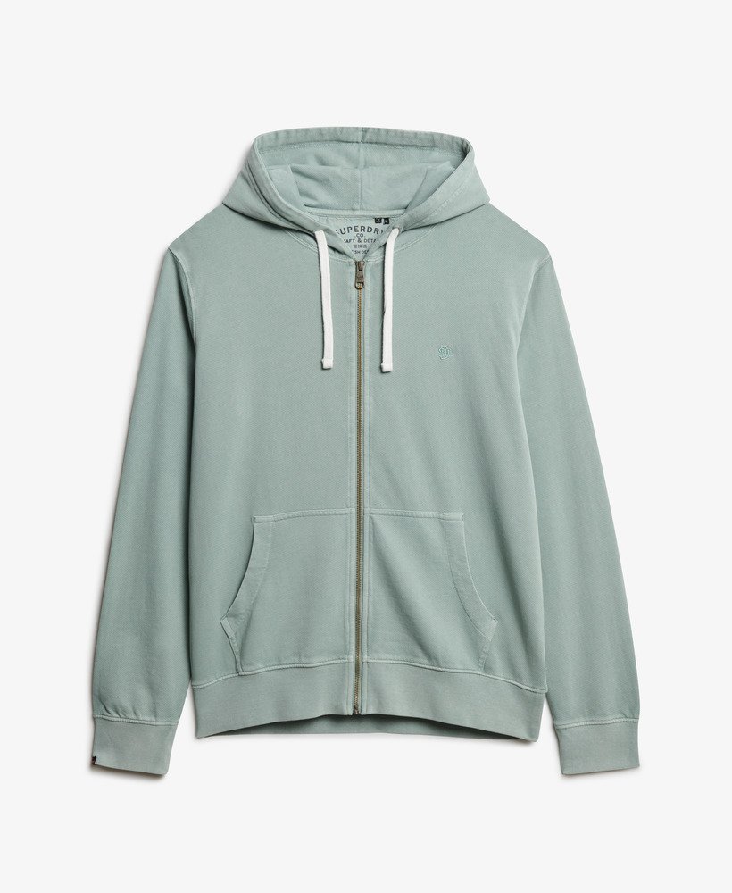 【Superdry】Superdry Essential ロゴ ジップパーカー mens Classic Essential Zip Hoodie in Silver Blue | Superdry US