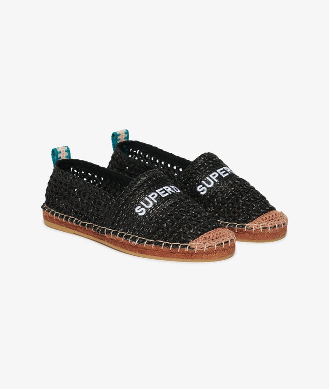 Raffia Espadrille Embroidered Shoe More Colours Available Price £22.49 Price reduced from £44.99 to You Save 50%